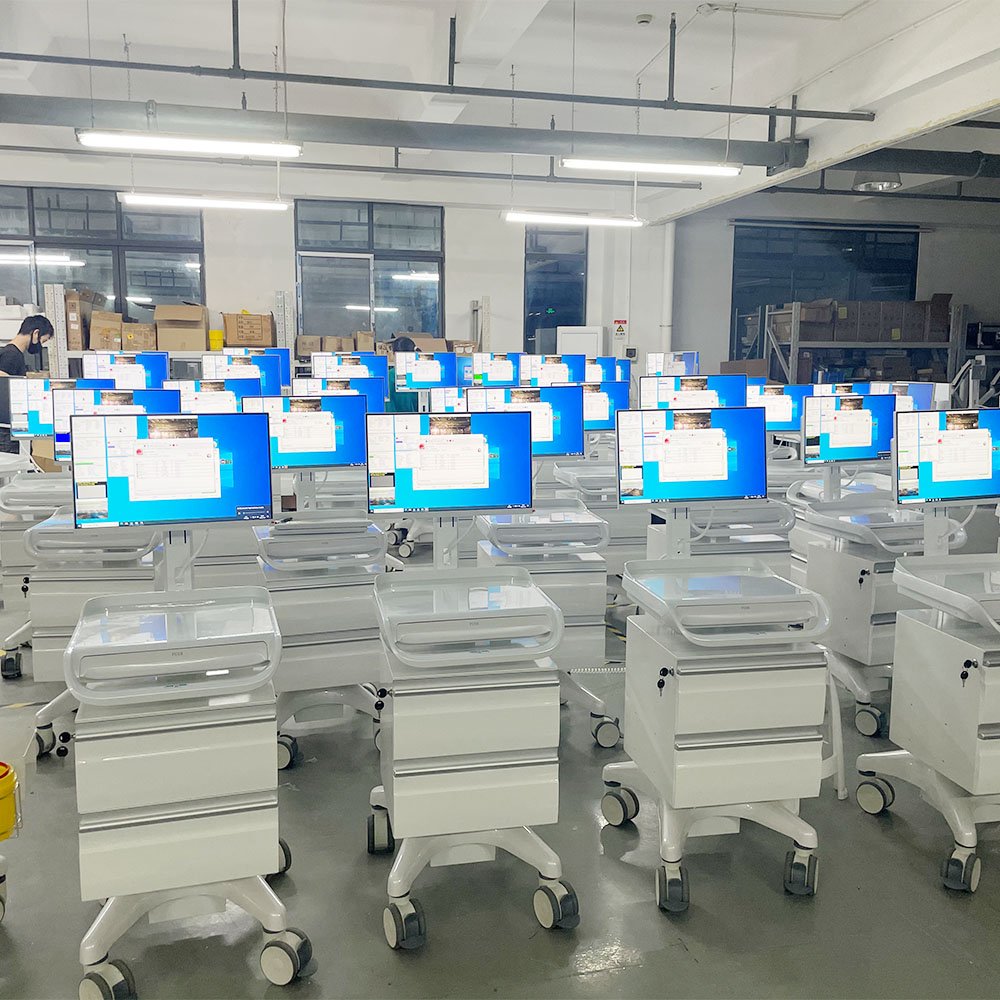 Mobile computer carts