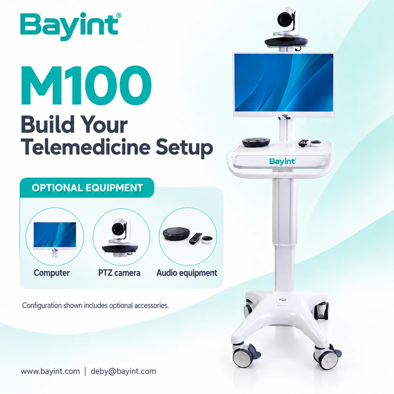 Bayint M100 Optional telemedicine setup